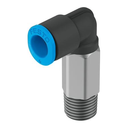 Festo Push-In L-Fitting, Long QSMLL-1/8-6 QSMLL-1/8-6